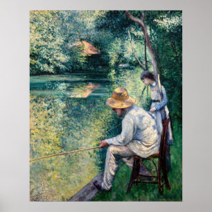 Poster Gustave Caillebotte - Pescaria