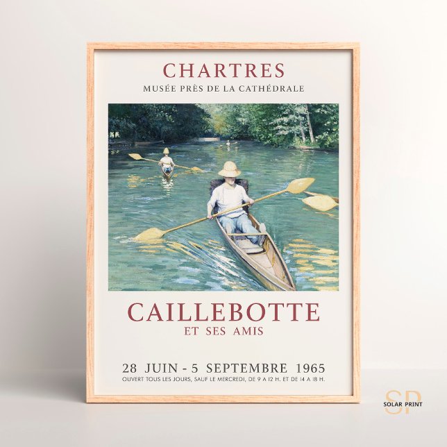 Poster Gustave Caillebotte Skiffs nos Yerres (Criador carregado)