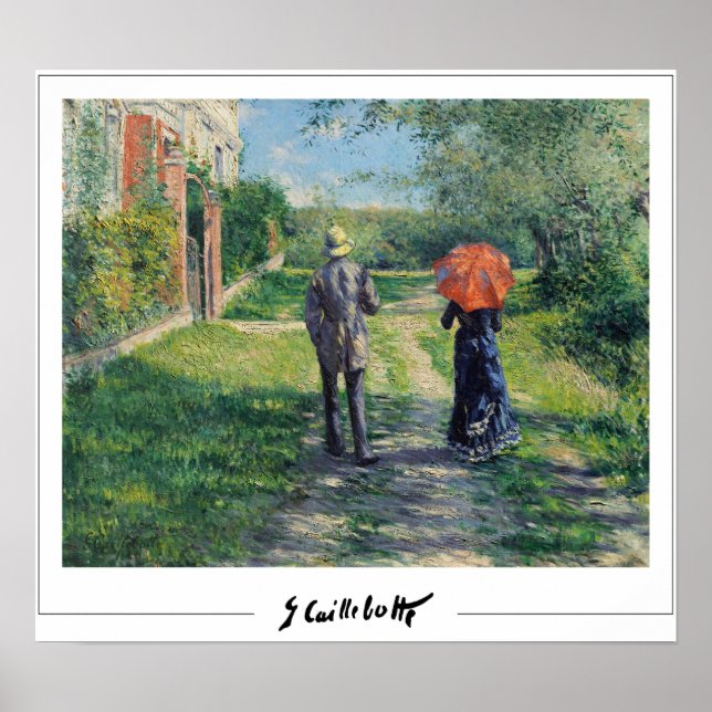 Poster Gustave Caillebotte Zedign Cartaz de Arte #14 (Frente)