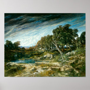 Poster Gustave Courbet - A busta do vento