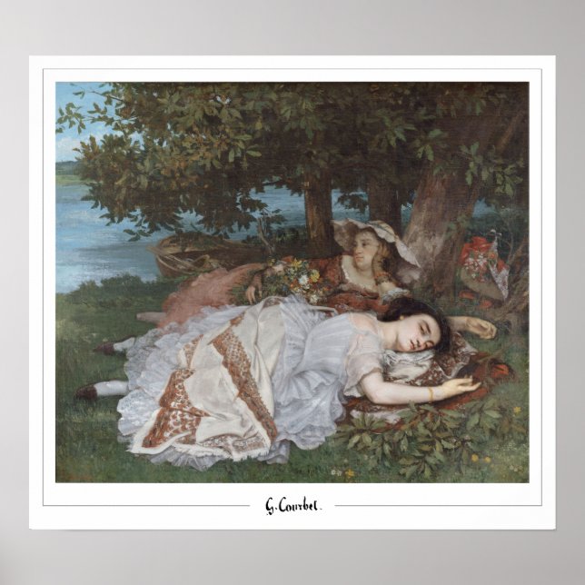 Poster Gustave Courbet Arte Fina #96 (Frente)