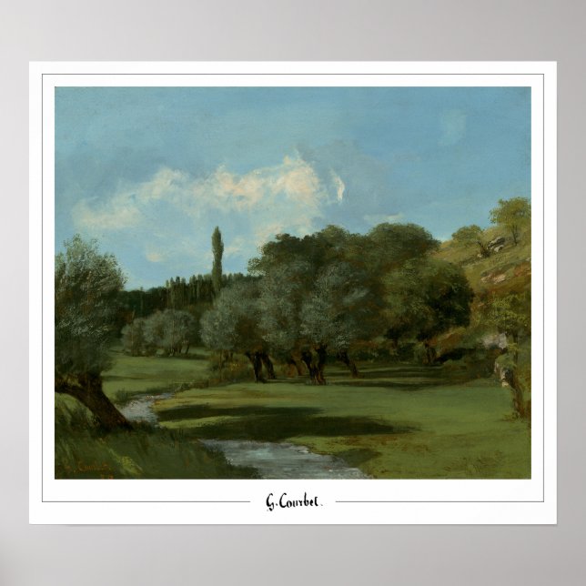 Poster Gustave Courbet Belas Artes #206 (Frente)