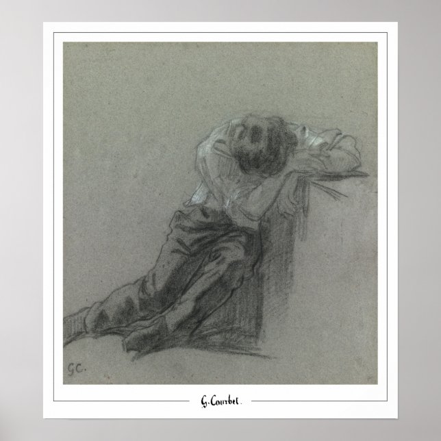 Poster Gustave Courbet Belas Artes #809 (Frente)