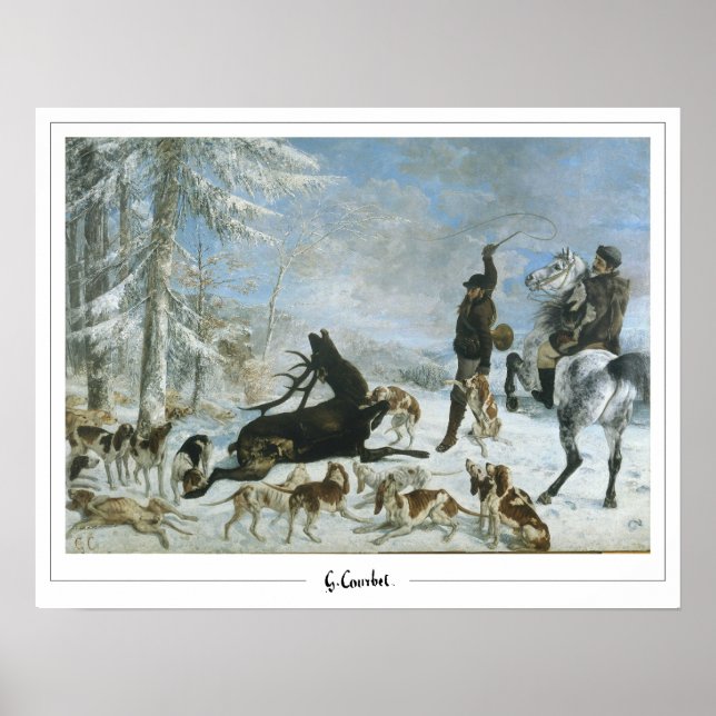 Poster Gustave Courbet Fine Art #421 (Frente)