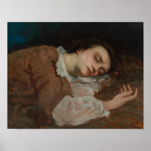 Pôster Gustave Courbet - Raparigas às margens do Sena