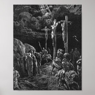 Poster Gustave Dore A Crucificação Da Bíblia La Grande