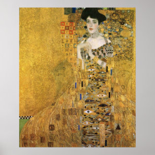 Poster Gustavo Klimt - retrato de Adele Bloch Bauer