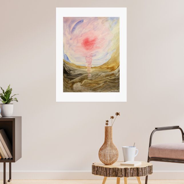 Poster Gusten no submundo por Hilma af Klint (Sala de Estar 3)