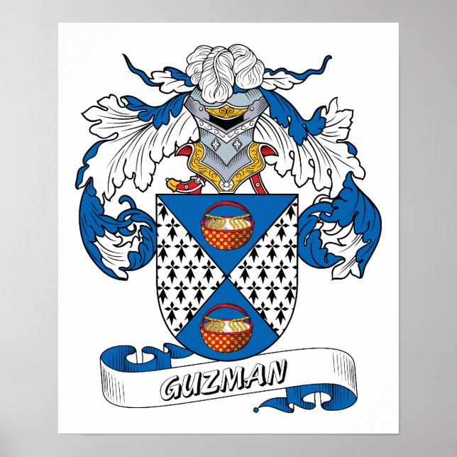 Pôster Guzman Family Crest (Frente)
