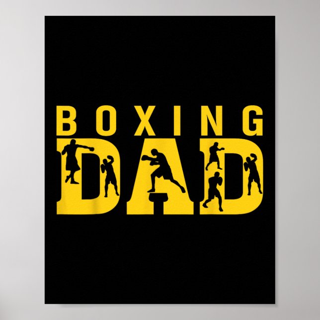 Poster Gym Boxer Love Pai Boxing Lover Training Box (Frente)