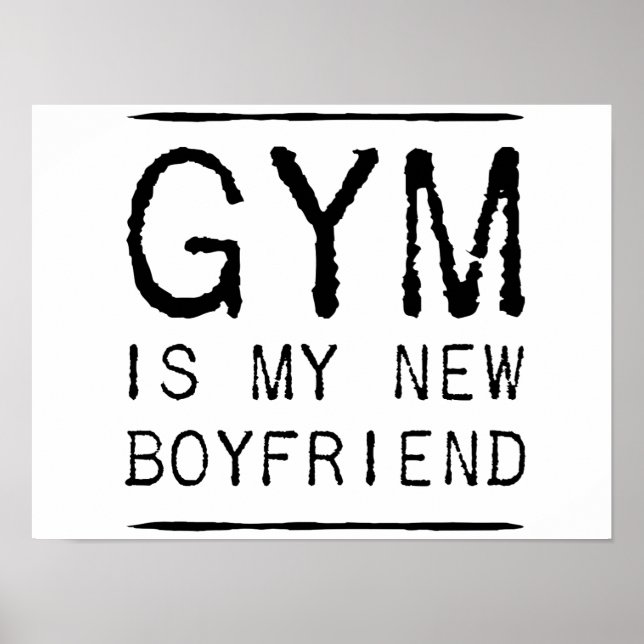 Pôster Gym É Minha Nova Namorado (Frente)