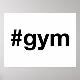 Poster GYM Hashtag