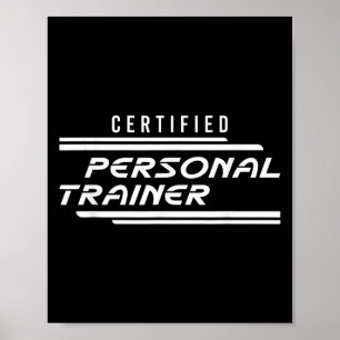 Poster Gym Instrutor de Malhação de Treinador Pessoal Cer