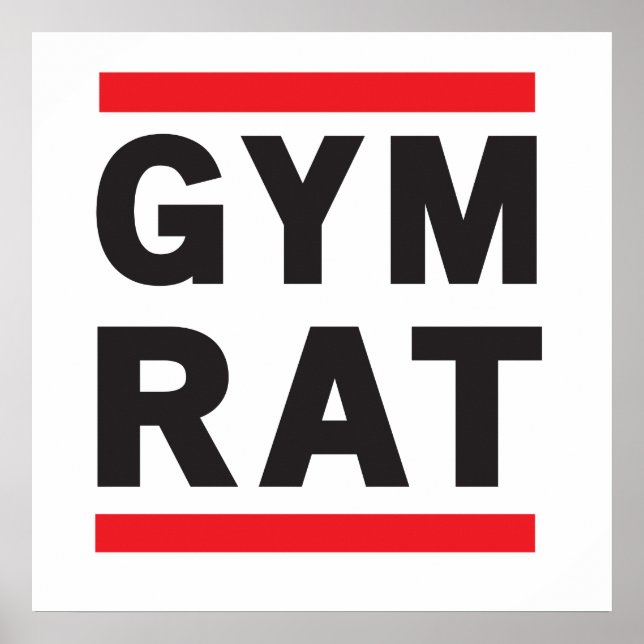 Pôster Gym Rat (Frente)