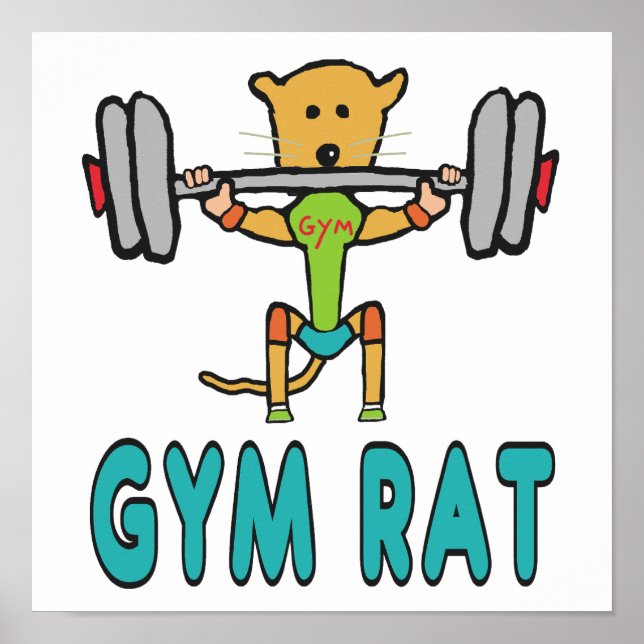 Poster Gym Rat (Frente)
