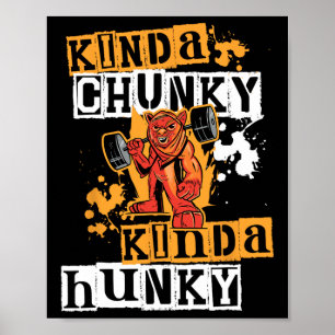 Poster Gym Workout Malhação Engraçado Diabo Uni Chunky-hu