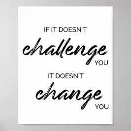 Poster Gym, Workout, Malhação, Exercitar Citação Motivaci