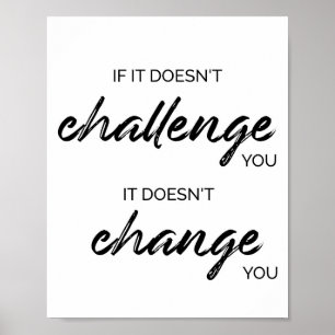 Poster Gym, Workout, Malhação, Exercitar Citação Motivaci