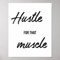 Gym, Workout, Malhação Motivational Wall Decor