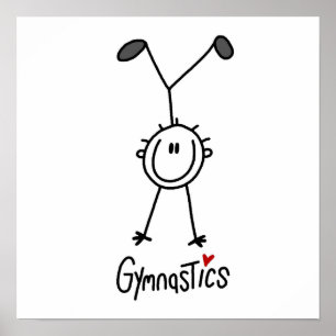 Poster Gymnast do Simple Stick