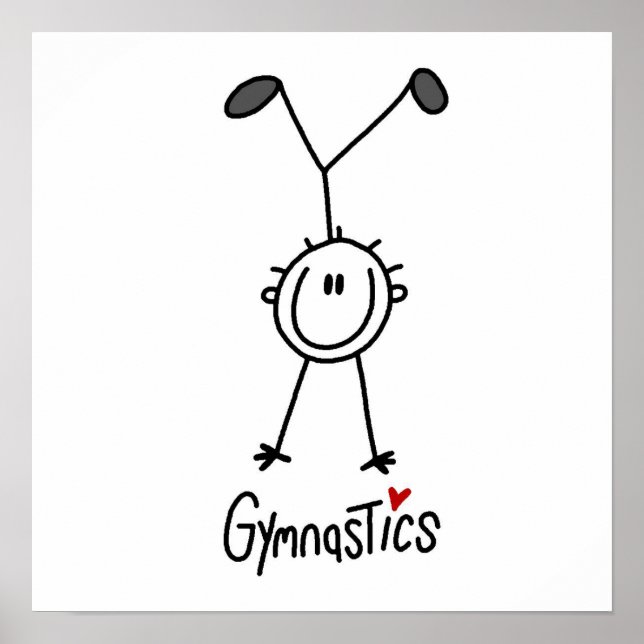 Poster Gymnast do Simple Stick (Frente)
