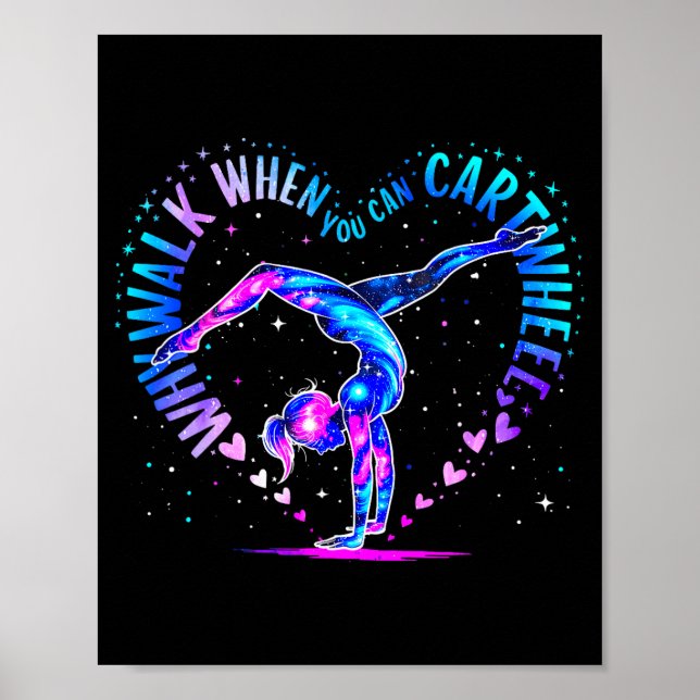 Poster Gymnast Just A Girl Who Loves Gymnastics For Women (Frente)