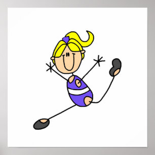 Poster Gymnast Loura Girl