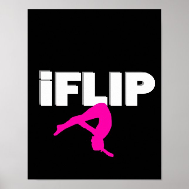 Pôster Gymnast Tumbling (Frente)