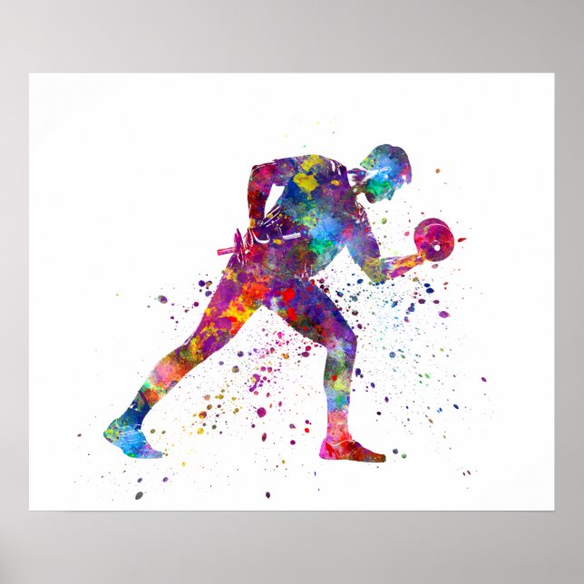 Poster gymnastics exercise (Frente)