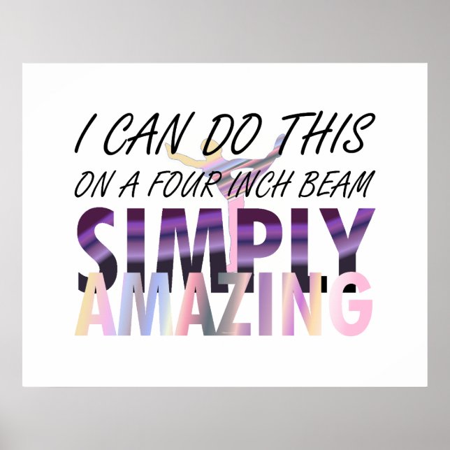 Pôster Gymnastics PRINCIPAL Surpreendente (Frente)