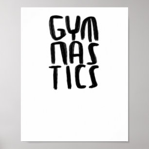 Poster Gymnastics Sticker