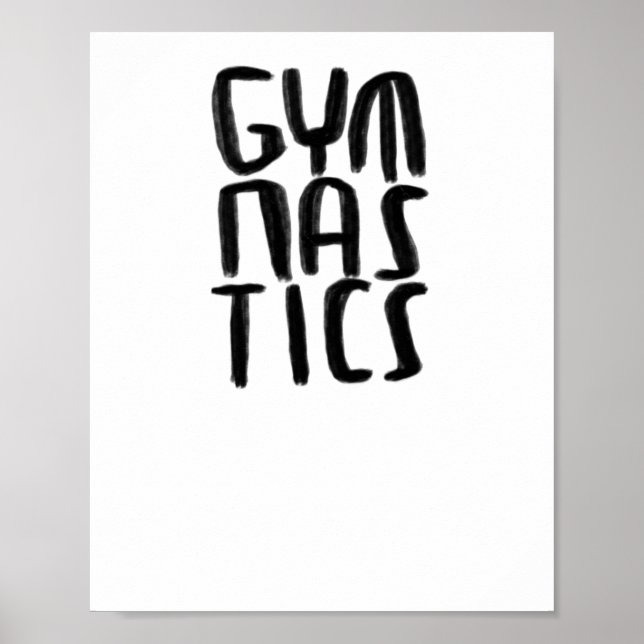 Poster Gymnastics Sticker (Frente)