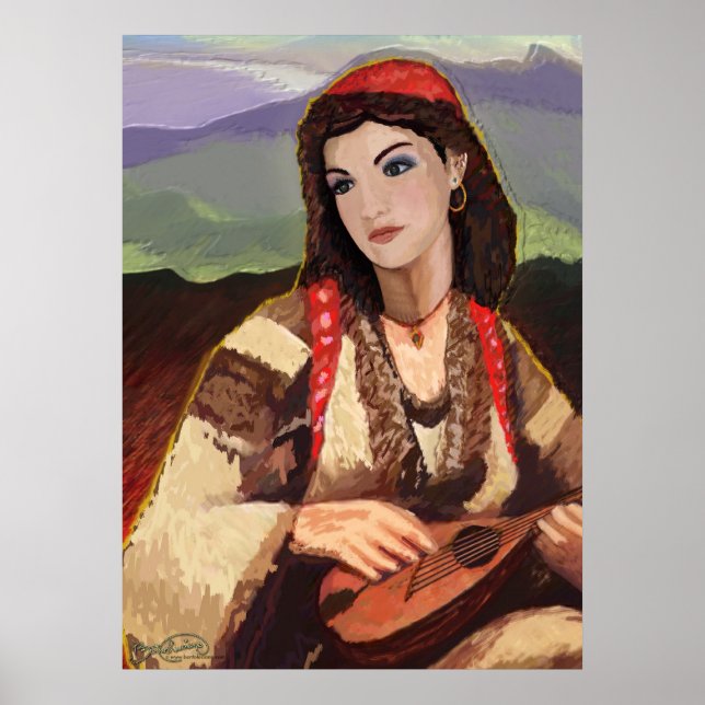 Pôster Gypsy Girl (Frente)