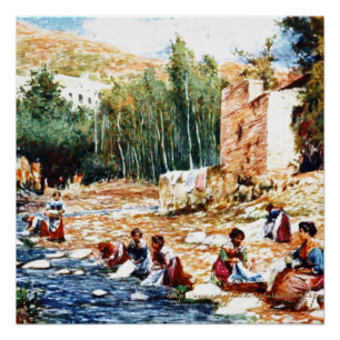 Pôster "Gypsy (Romani) Washday"