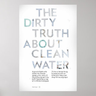 Pôster h2o exposto