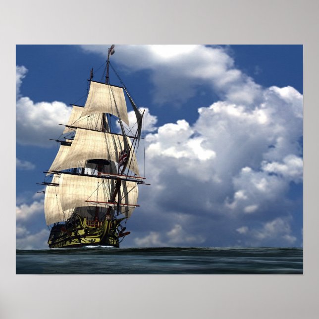 Poster H M S Vitória (Frente)