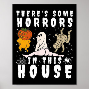 Poster Há alguns horrores nesta casa Ghost Pumpkin H