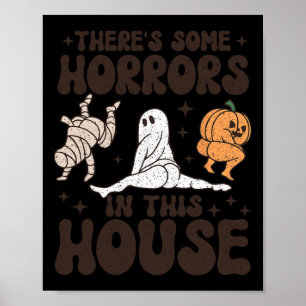 Poster Há alguns horrores nesta casa Ghost Pumpkin H