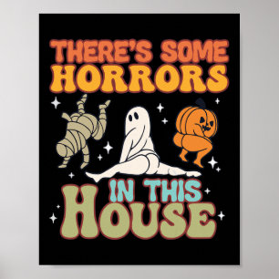 Poster Há alguns horrores nesta casa Ghost Pumpkin H