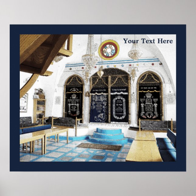 Pôster Ha-Ari Sepahrdi Shul - Tzgorda (Frente)