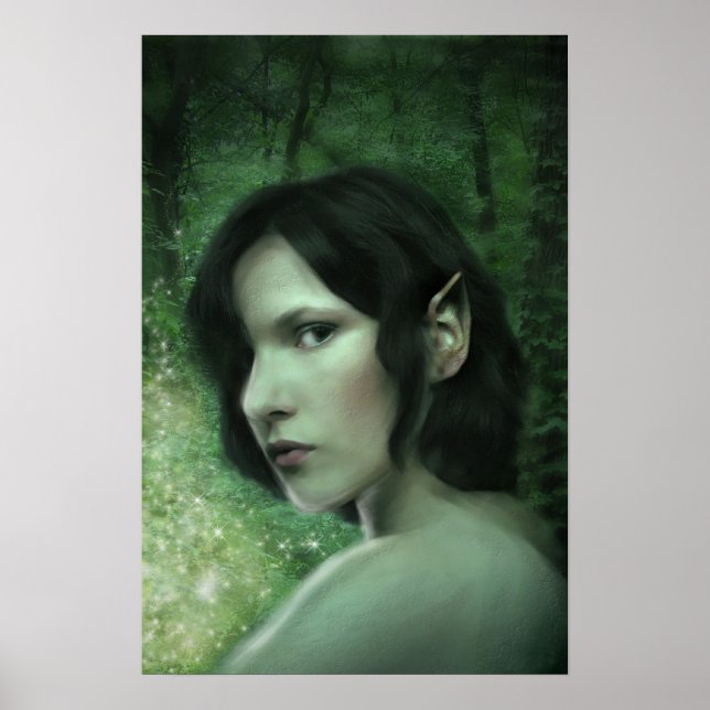 Pôster Há magia na floresta (Frente)