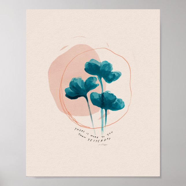 Poster "Há mais para você do que ontem." (Frente)