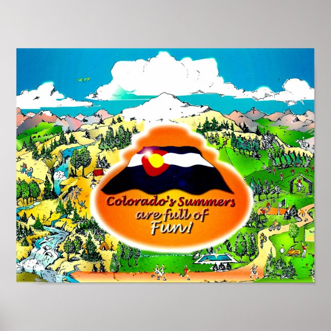 Poster Há muitas coisas para curtir no Colorado (Frente)