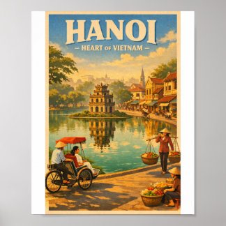 Poster ha noi viet nam viagem 2026