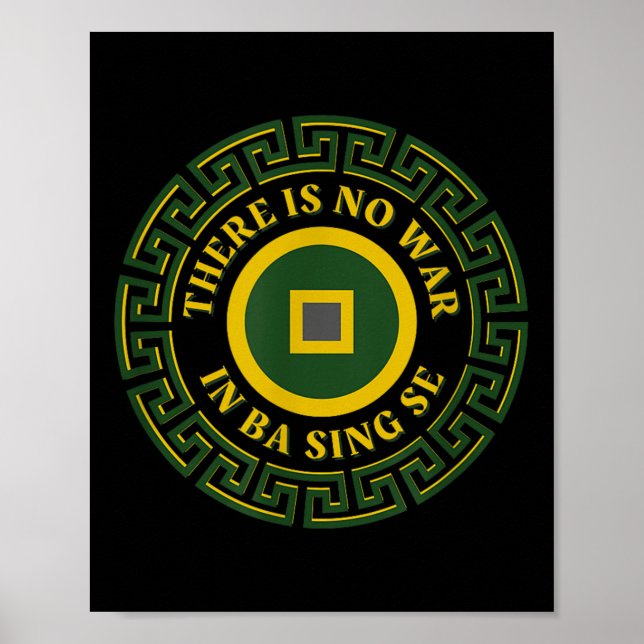 Poster Há Sem guerra Em Ba Sing Se Moedas Asiáticas Desig (Frente)