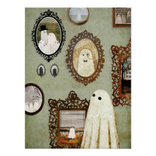 Pôster Há um Fantasma na Galeria de Retratos