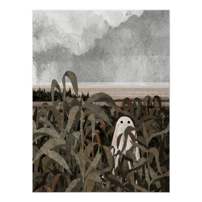 Pôster Há Um Fantasma No Cornfield Novamente... (Frente)