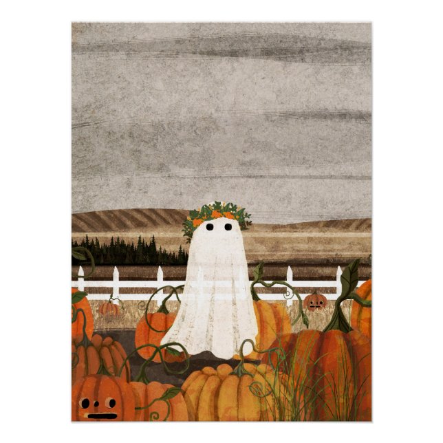 Pôster Há um Fantasma no Patch da Abóbora Novamente (Frente)