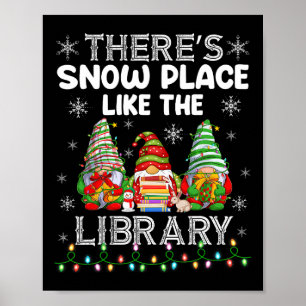 Poster Há um lugar de neve como a Biblioteca Chri