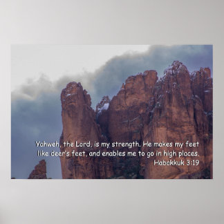 Poster Habakkuk 3:19